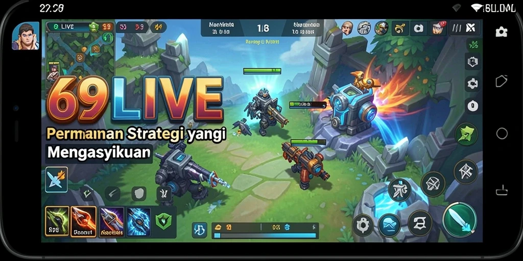 Tampilan gameplay <strong>69LIVE</strong> yang mendebarkan dan penuh strategi.