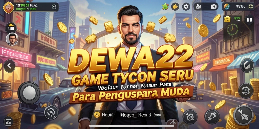 Screenshot gameplay DEWA22 dengan elemen bisnis yang menarik.