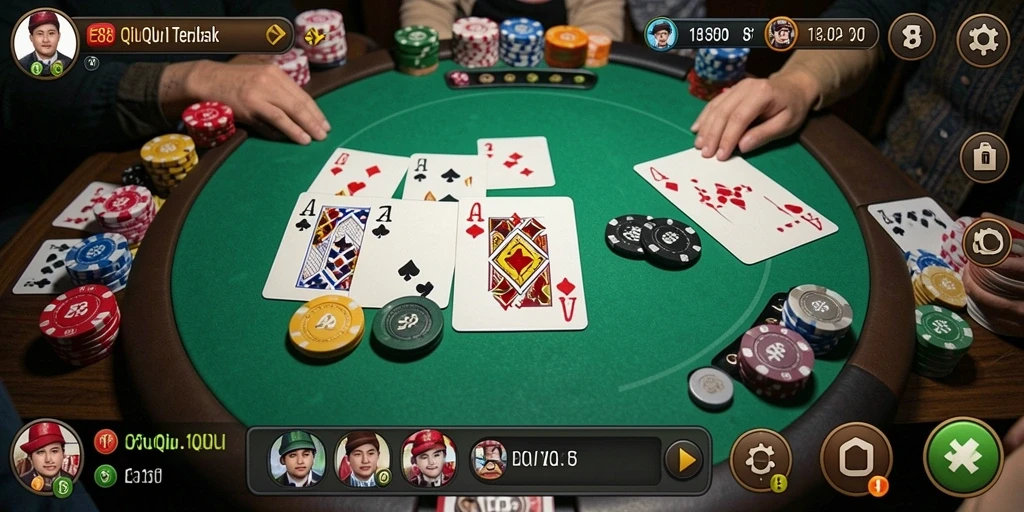 Screenshot gameplay QiuQiu yang menarik di E88.