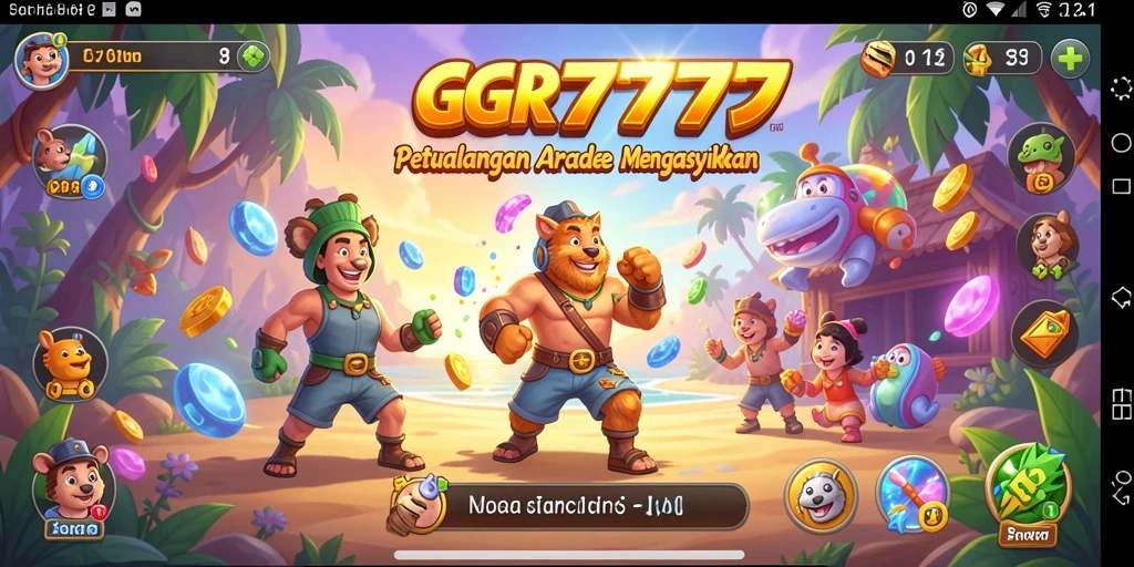 Tampilan gameplay menarik di GGR7777 dengan rintangan menantang.