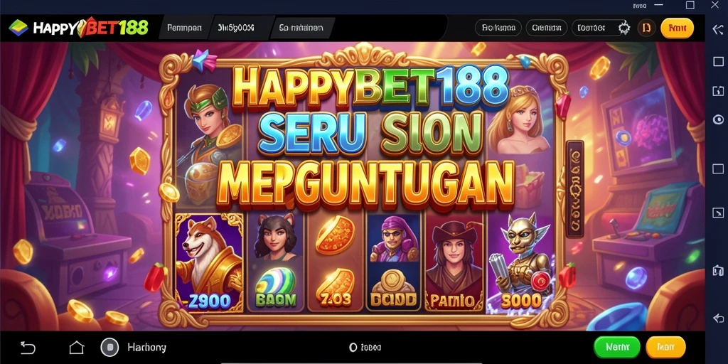 Screenshot permainan Slot HAPPYBET188 menampilkan aksi seru dan grafis yang menakjubkan.