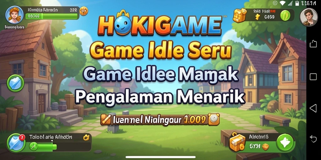 Gameplay menakjubkan HOKIGAME dengan elemen Idle.