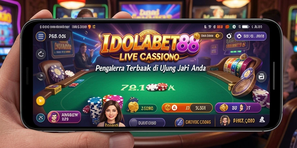 Gameplay Live Casino IDOLABET88 dengan dealer langsung yang profesional.
