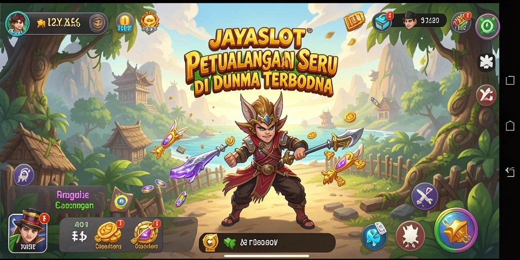 Tampilan gameplay vibrant dalam dunia terbuka JAYASLOT