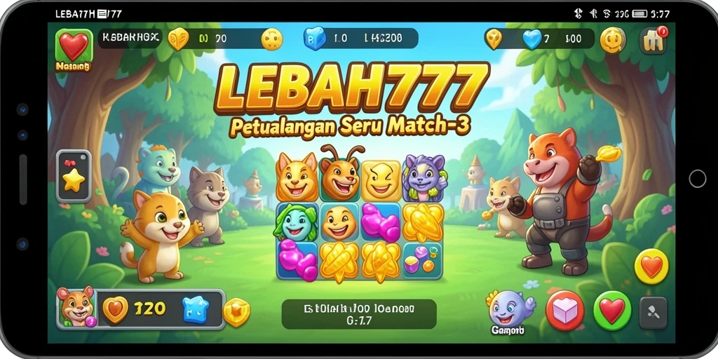 Tampilan gameplay seru dan penuh warna dari LEBAH777.