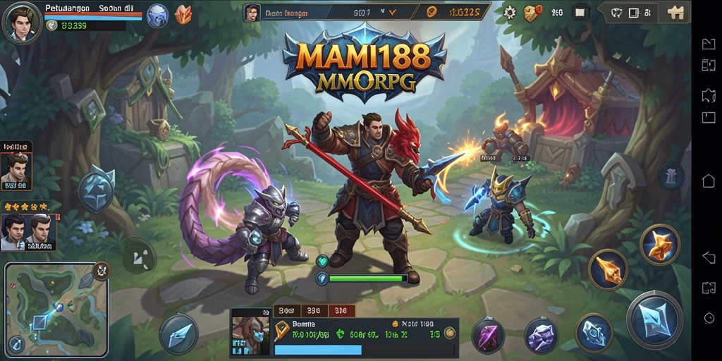 Gameplay MAMI188 menampilkan aksi seru dan kolaborasi antar pemain.