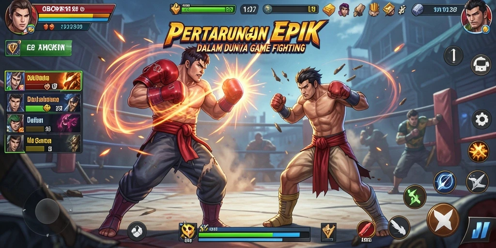 Tampilan gameplay OBOR138 yang intens dan menarik.