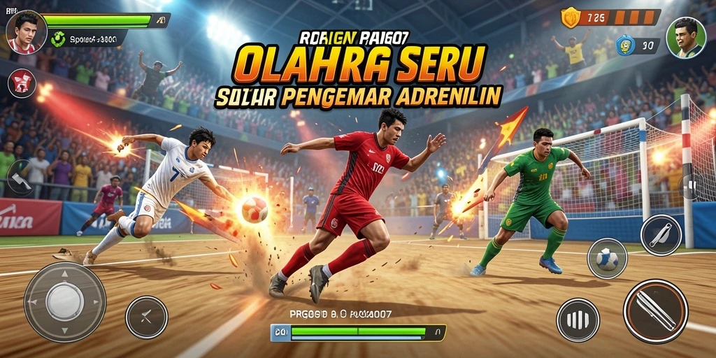 Tampilan gameplay PRG007 yang penuh aksi dan kompetisi.