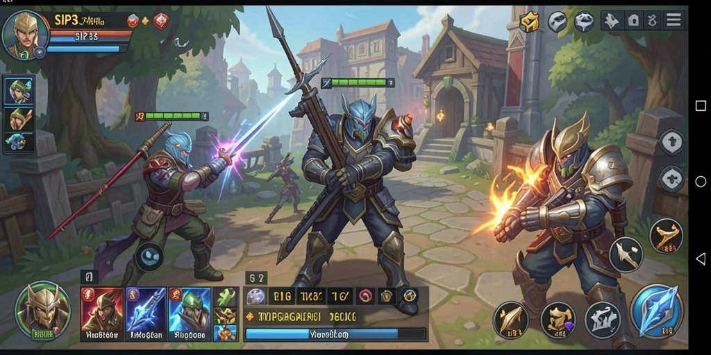 Tampilan gameplay SIP33 dengan aksi strategi yang mendebarkan.