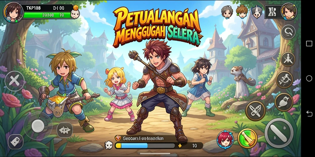 Tampilan menakjubkan dari karakter dan dunia dalam TKP188.
